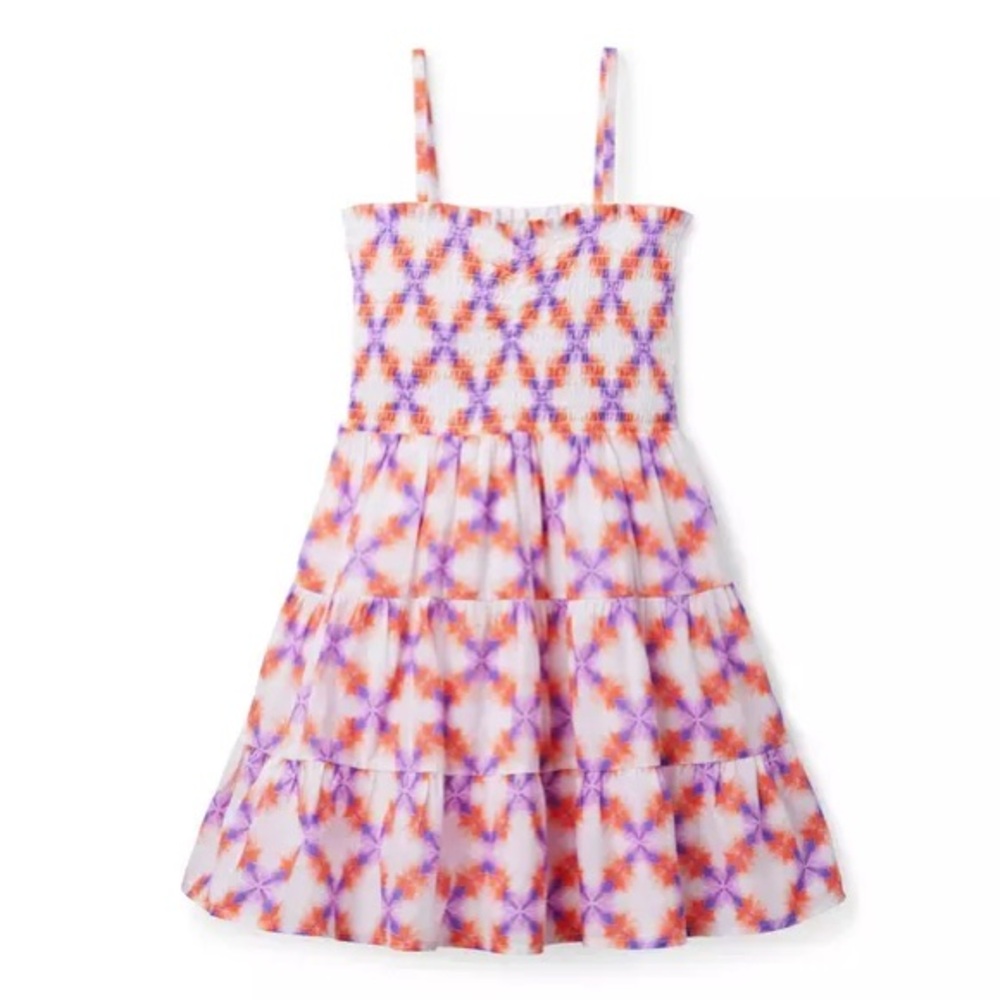 JANIE and JACK girls Tie Dye Smocked Sundress